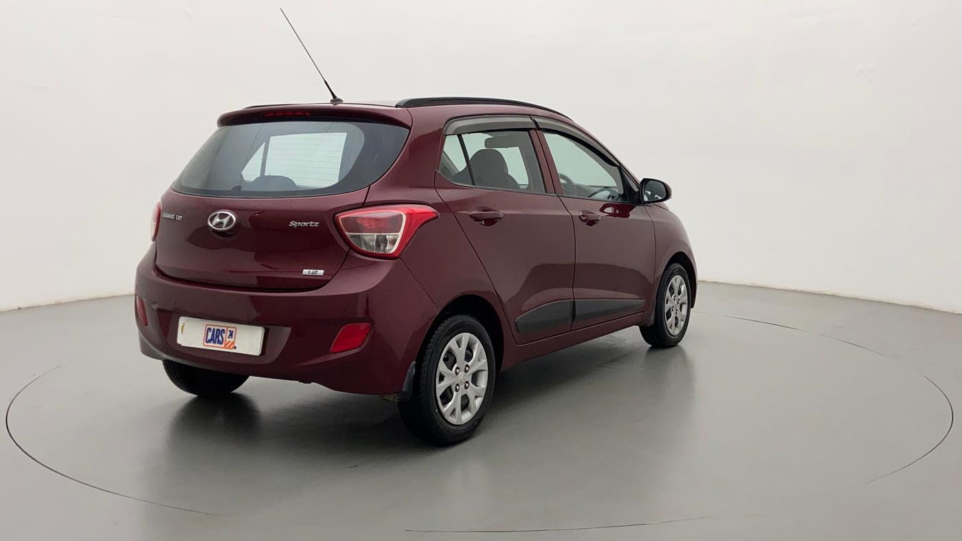 2015 Hyundai Grand i10 SPORTZ 1.2 KAPPA VTVT, Petrol, Manual, 48,295 km, Right Back Diagonal