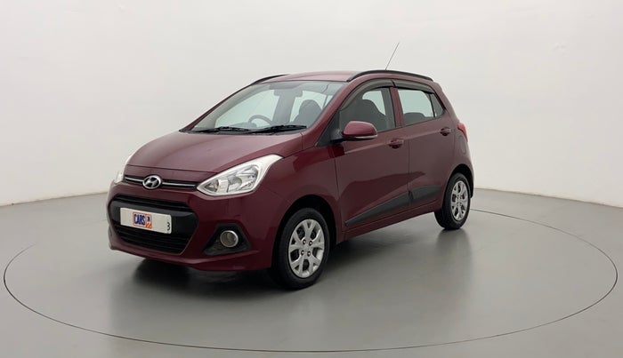 2015 Hyundai Grand i10 SPORTZ 1.2 KAPPA VTVT, Petrol, Manual, 48,295 km, Left Front Diagonal