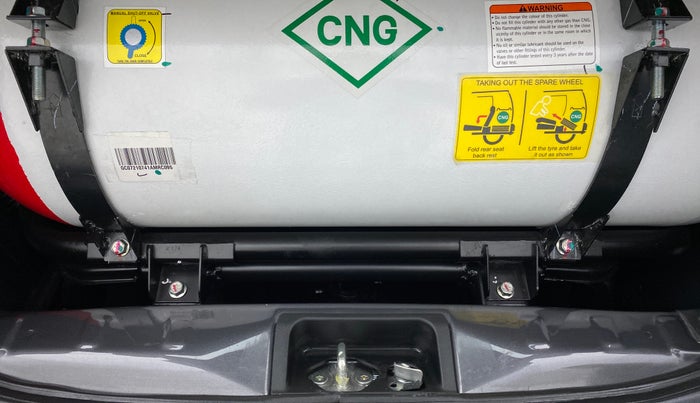 2021 Maruti S PRESSO VXI CNG, CNG, Manual, 7,596 km, Boot Inside