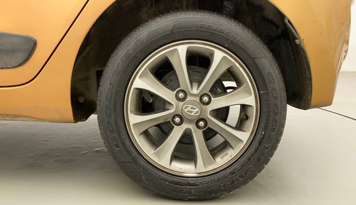2013 Hyundai Grand i10 ASTA (O) 1.2 KAPPA VTVT, Petrol, Manual, 61,290 km, Left Rear Wheel