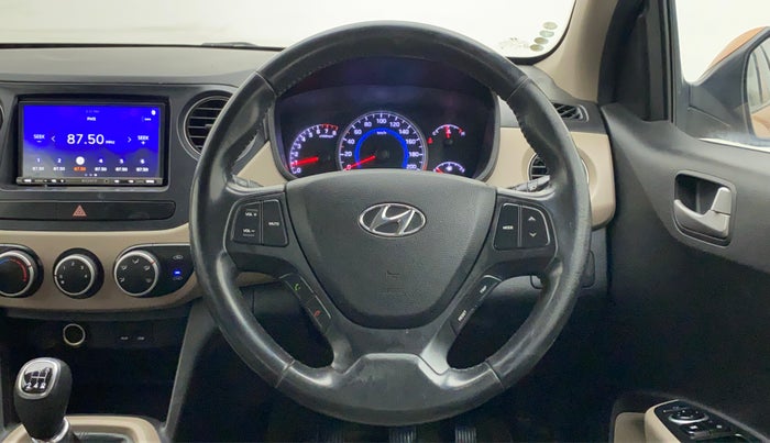 2013 Hyundai Grand i10 ASTA (O) 1.2 KAPPA VTVT, Petrol, Manual, 61,290 km, Steering Wheel Close Up