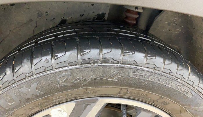 2024 Hyundai Creta SX (O) 1.5 DIESEL AT, Diesel, Automatic, 24,800 km, Left Rear Tyre Tread