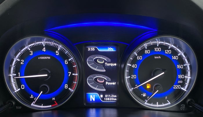 2019 Toyota Glanza G CVT, Petrol, Automatic, 13,846 km, Odometer Image