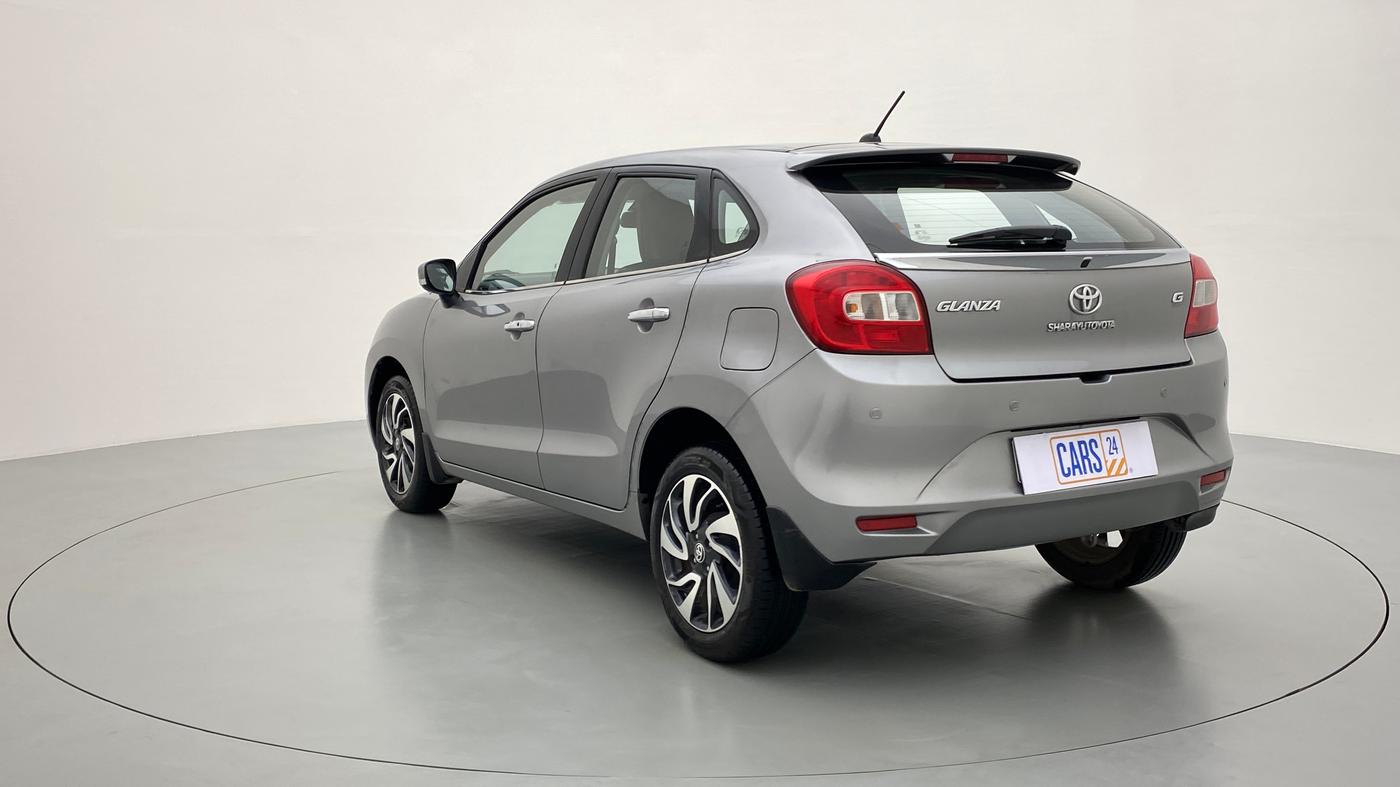 2019 Toyota Glanza G CVT, Petrol, Automatic, 13,846 km, Left Back Diagonal
