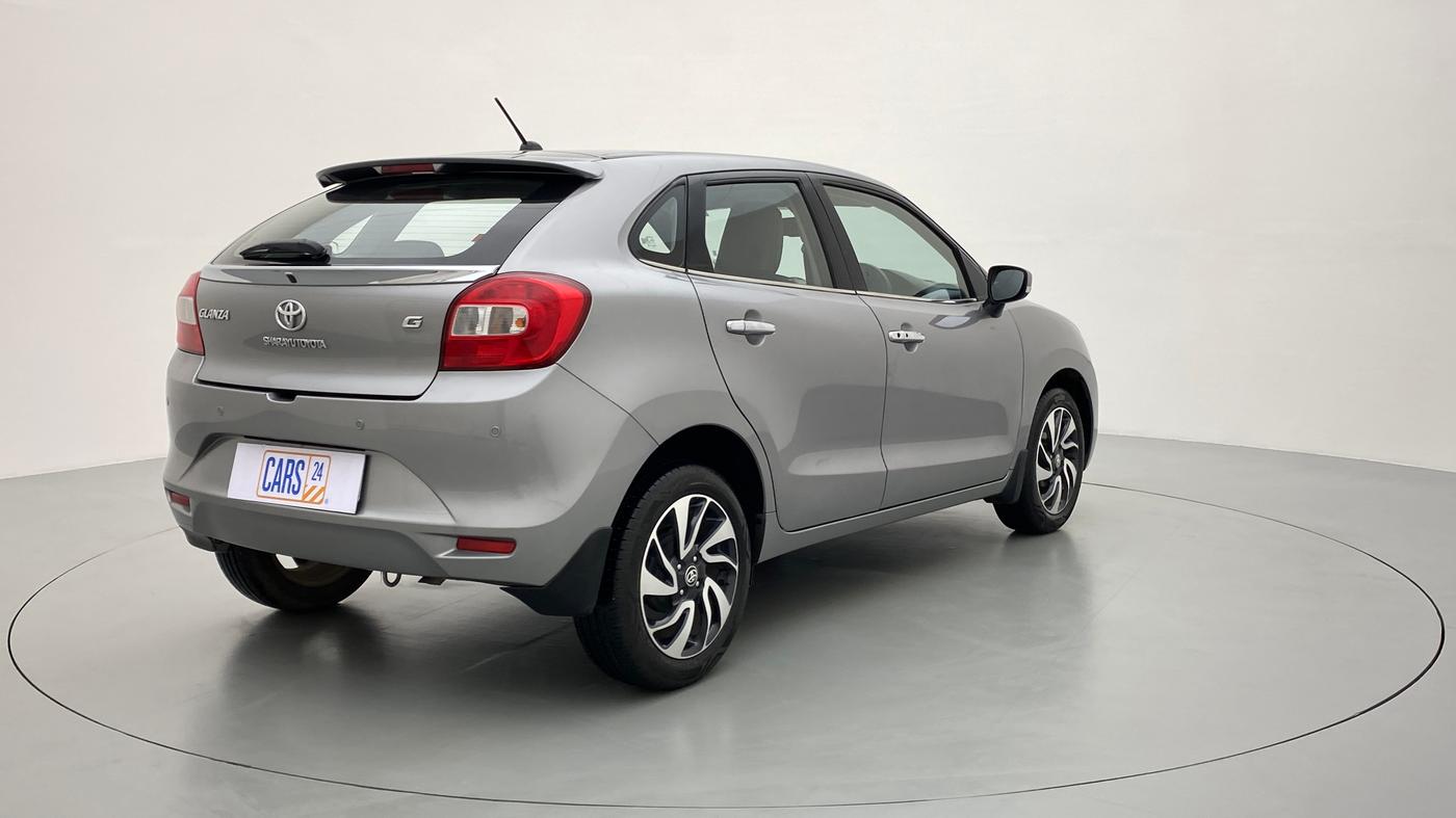 2019 Toyota Glanza G CVT, Petrol, Automatic, 13,846 km, Right Back Diagonal
