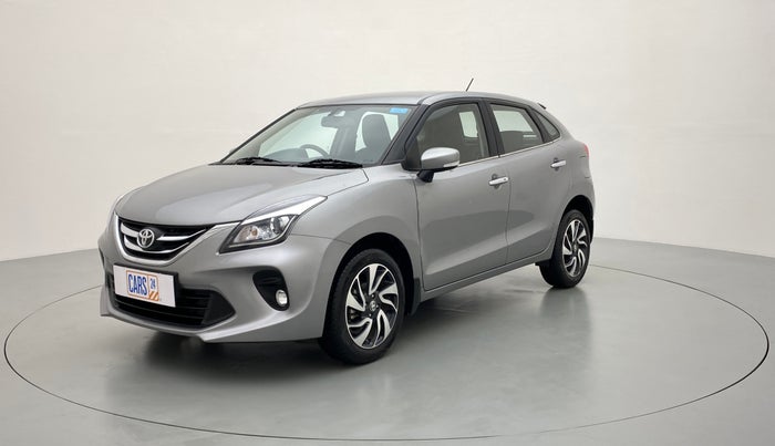 2019 Toyota Glanza G CVT, Petrol, Automatic, 13,846 km, Left Front Diagonal
