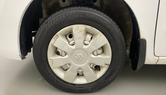 2014 Maruti Wagon R 1.0 LXI CNG, CNG, Manual, 99,204 km, Left Front Wheel