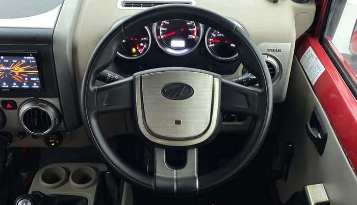 2017 Mahindra Thar CRDE 4X4 BS IV, Diesel, Manual, 41,028 km, Steering Wheel Close Up