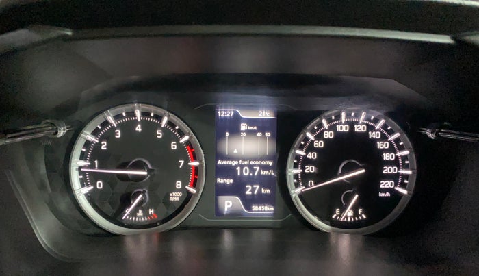 2022 Maruti Grand Vitara ALPHA SMART HYBRID AT, Petrol, Automatic, 58,453 km, Odometer Image