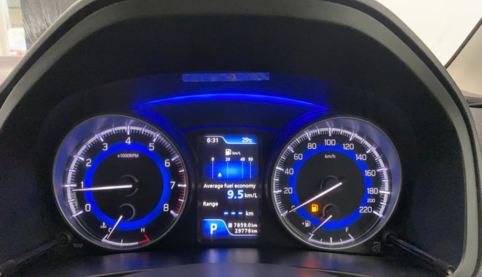 2019 Toyota Glanza V CVT, Petrol, Automatic, 29,733 km, Odometer Image