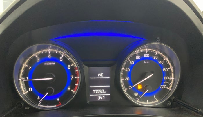 2016 Maruti Baleno DELTA PETROL 1.2, Petrol, Manual, 77,090 km, Odometer Image