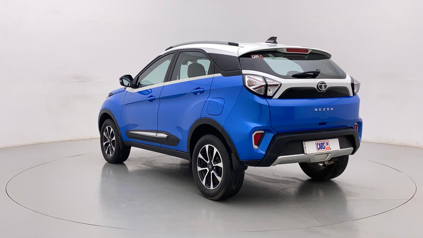 2021 Tata NEXON XZA PLUS (O) PETROL DUAL TONE, Petrol, Automatic, 11,451 km, Left Back Diagonal