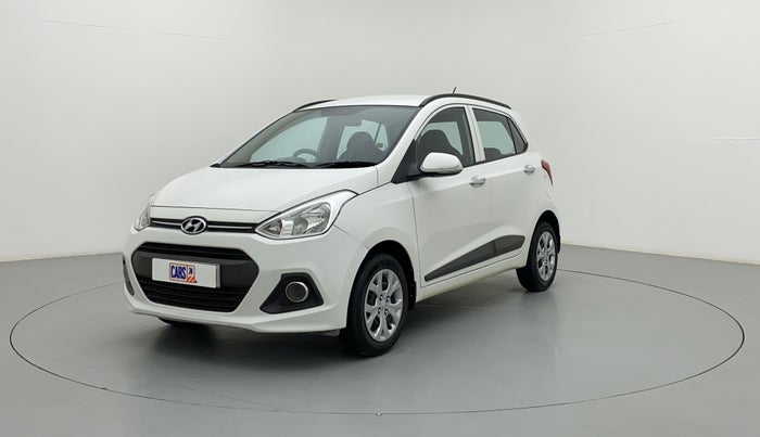 2014 Hyundai Grand i10 SPORTZ 1.2 KAPPA VTVT, Petrol, Manual, 47,072 km, Left Front Diagonal