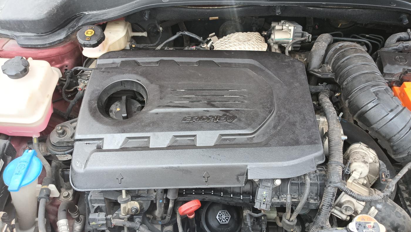 2022 KIA SONET HTX 1.5 AT, Diesel, Automatic, 41,894 km, Engine View