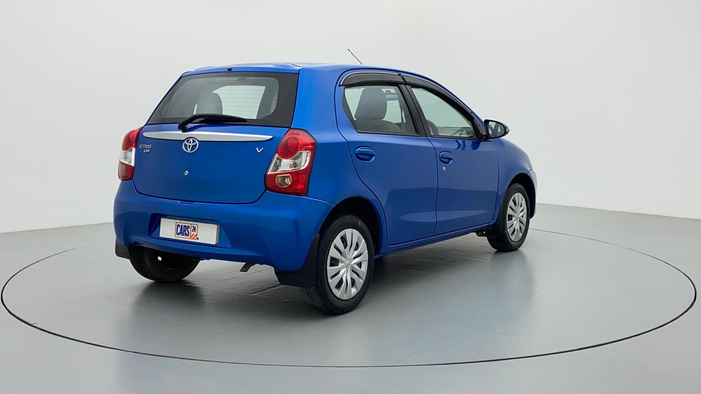 2013 Toyota Etios Liva V, Petrol, Manual, 49,233 km, Right Back Diagonal