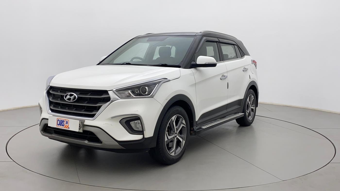 2019 Hyundai Creta SX (O) 1.6 PETROL, Petrol, Manual, 43,975 km, Left Front Diagonal