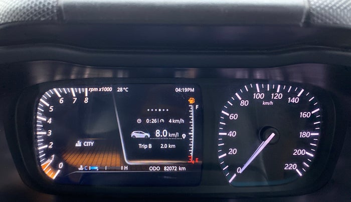 2020 Tata ALTROZ XZ (O) PETROL, Petrol, Manual, 82,072 km, Odometer Image