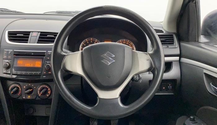 2015 Maruti Swift VXI, Petrol, Manual, 50,888 km, Steering Wheel Close Up