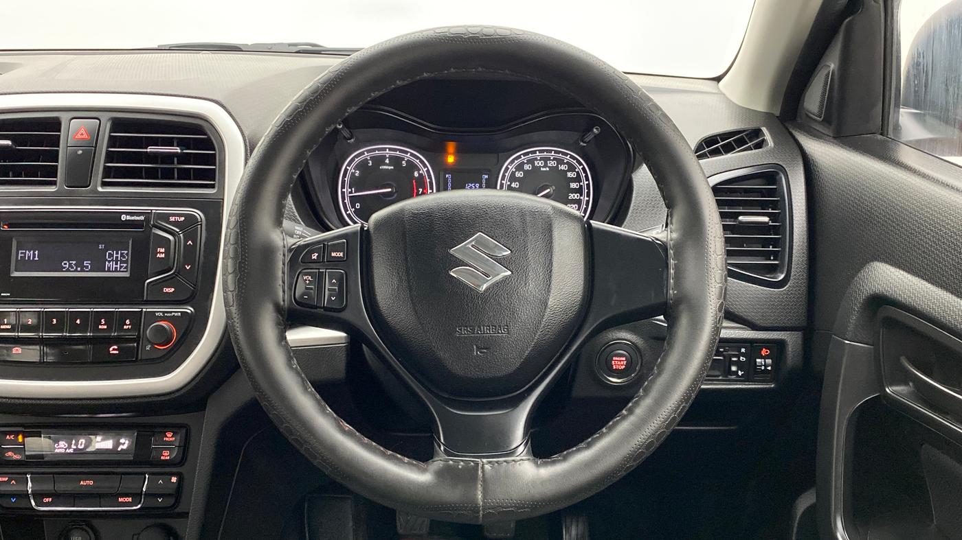 2021 Maruti Vitara Brezza VXI, Petrol, Manual, 12,670 km, Steering Wheel Close Up