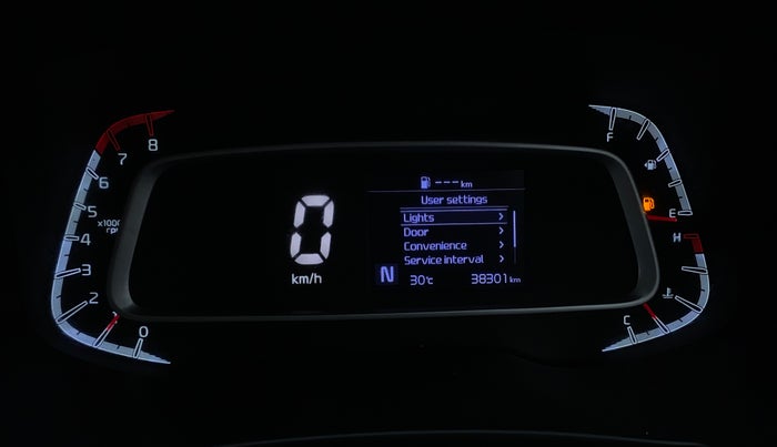 2021 KIA SONET HTX 1.0 IMT, Petrol, Manual, 38,298 km, Odometer Image