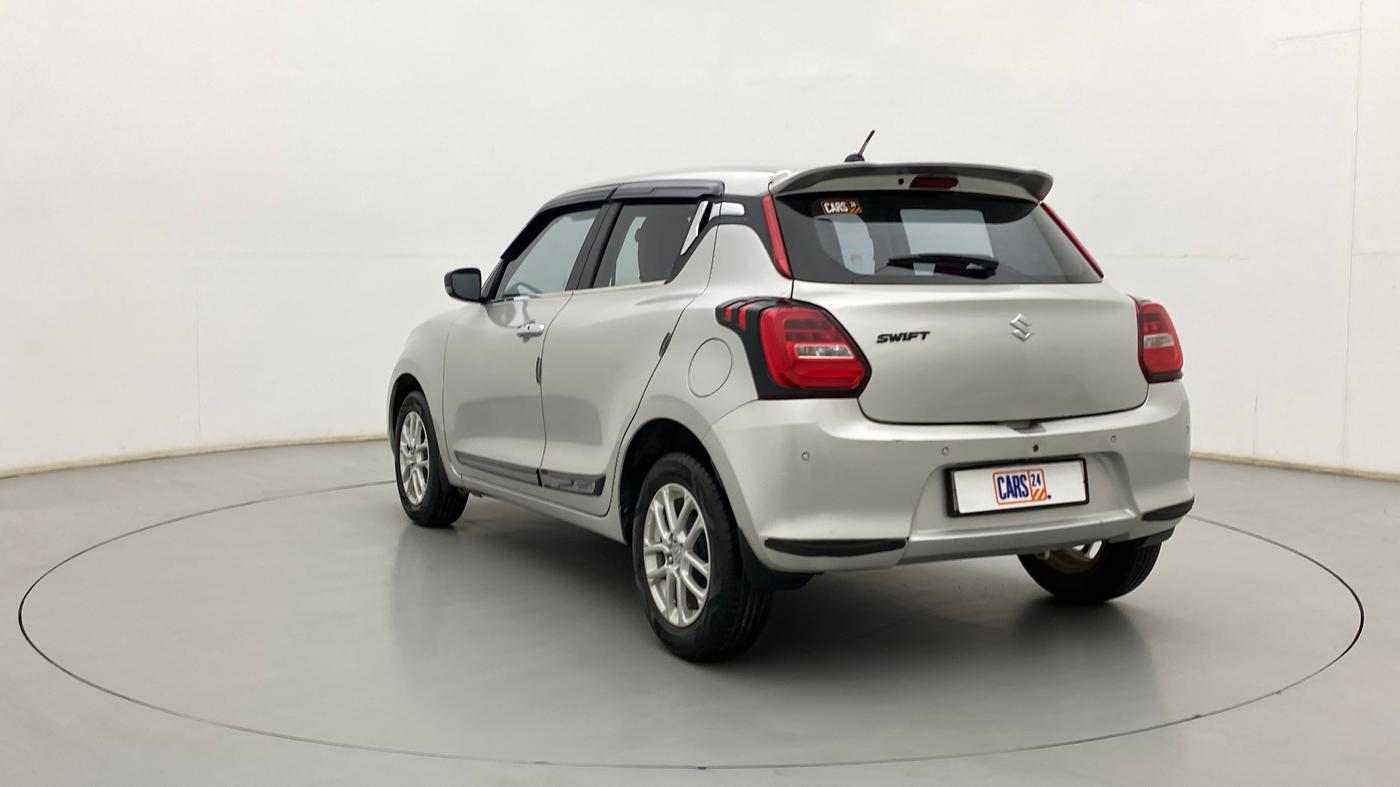 2021 Maruti Swift ZXI AMT, Petrol, Automatic, 14,575 km, Left Back Diagonal
