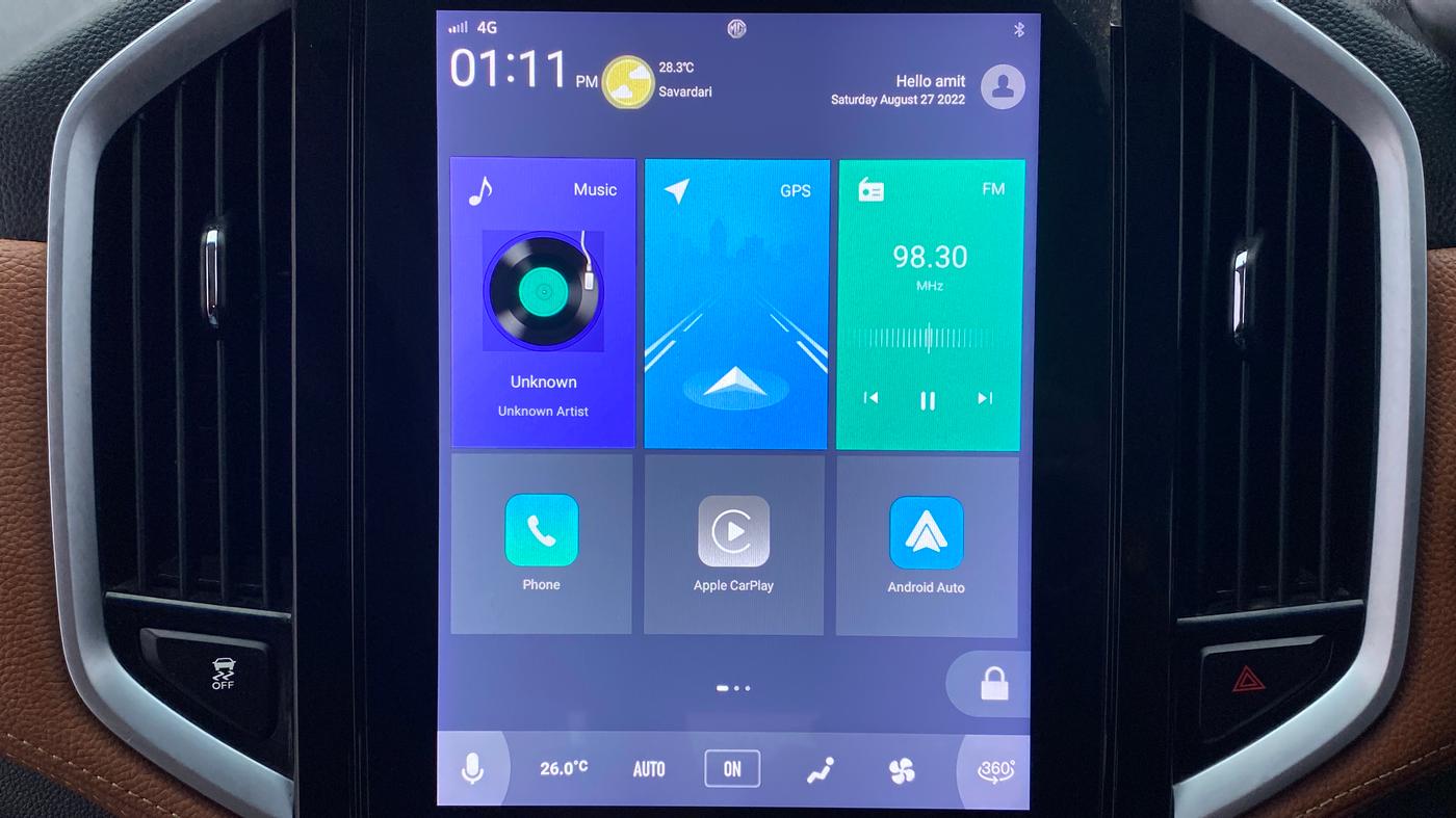 2020 MG HECTOR PLUS SHARP DCT, Petrol, Automatic, 11,428 km, Apple CarPlay and Android Auto