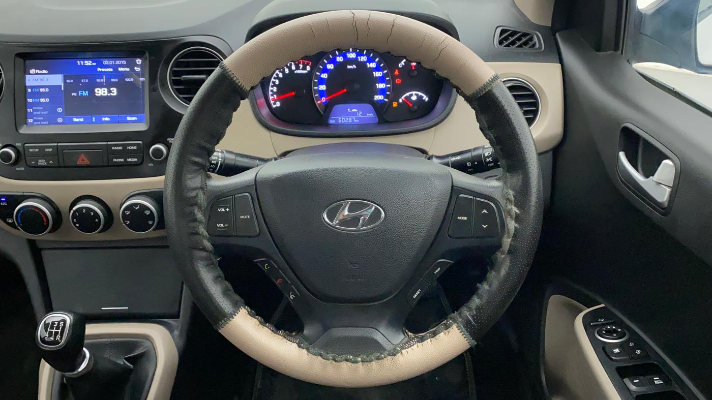 2018 Hyundai Xcent SX 1.2, Petrol, Manual, 60,415 km, Steering Wheel Close Up