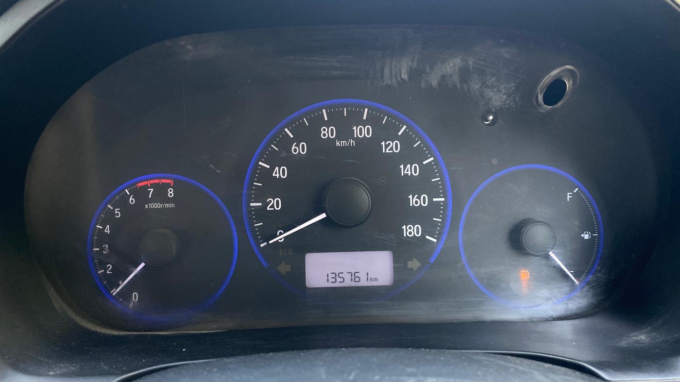2018 Honda Brio S(O) MT, CNG, Manual, 1,35,760 km, Odometer Image