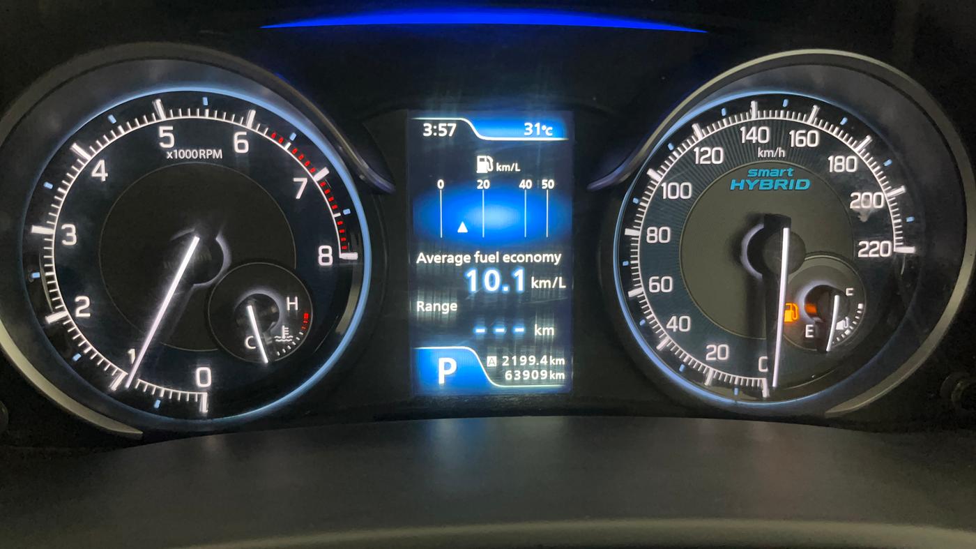 2022 Maruti XL6 ALPHA AT, Petrol, Automatic, 63,917 km, Odometer Image
