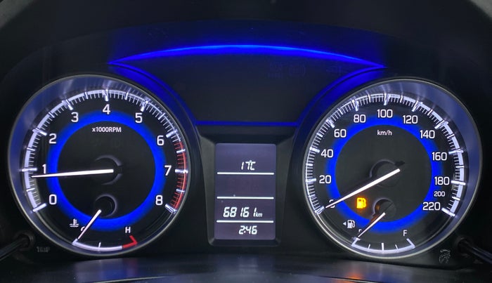2019 Maruti Baleno DELTA PETROL 1.2, CNG, Manual, 68,160 km, Odometer Image
