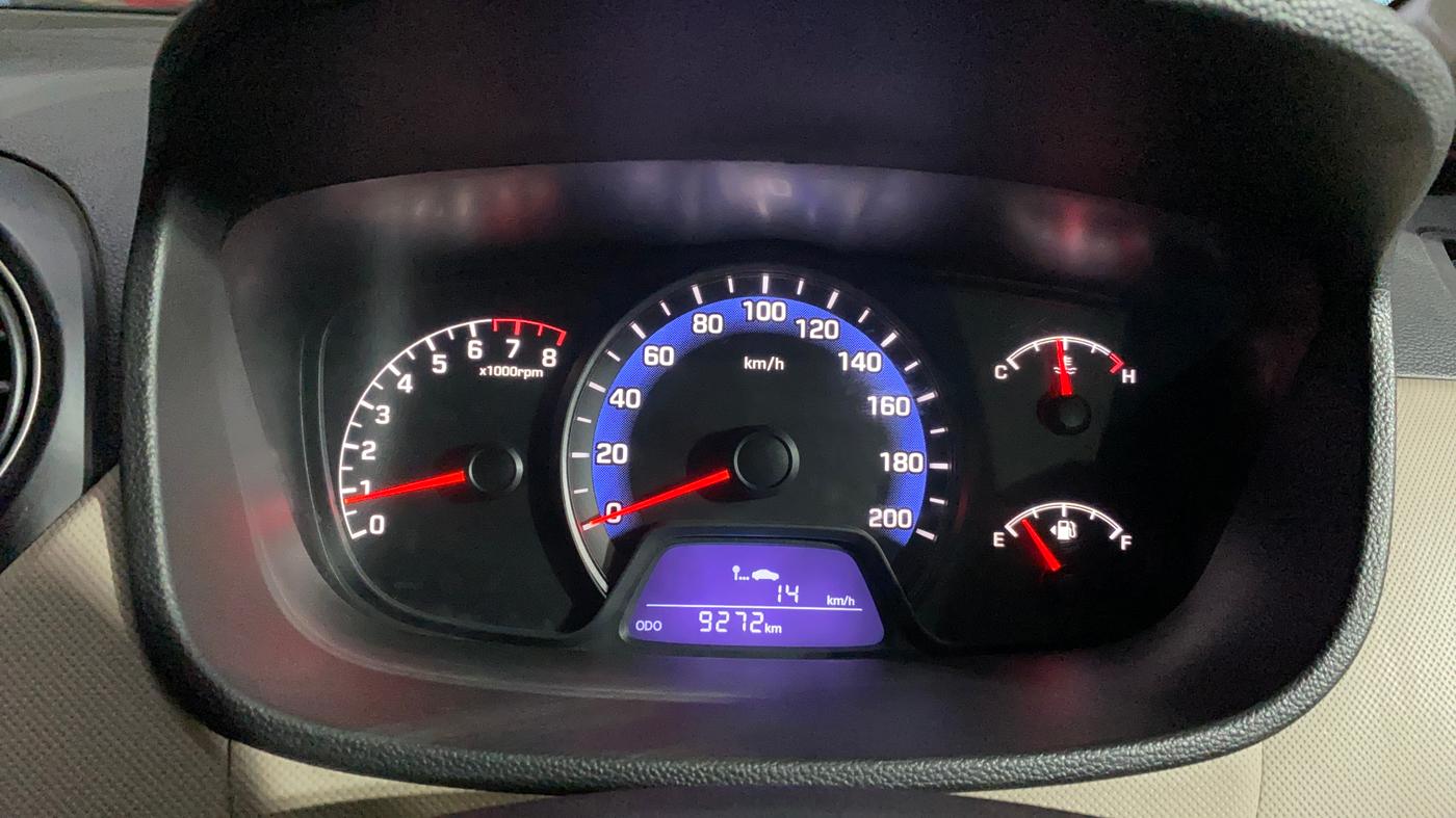 2016 Hyundai Xcent BASE 1.2, Petrol, Manual, 9,257 km, Odometer Image