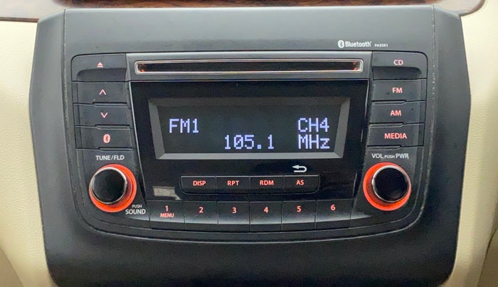 2017 Maruti Dzire VXI, Petrol, Manual, 14,144 km, Infotainment System