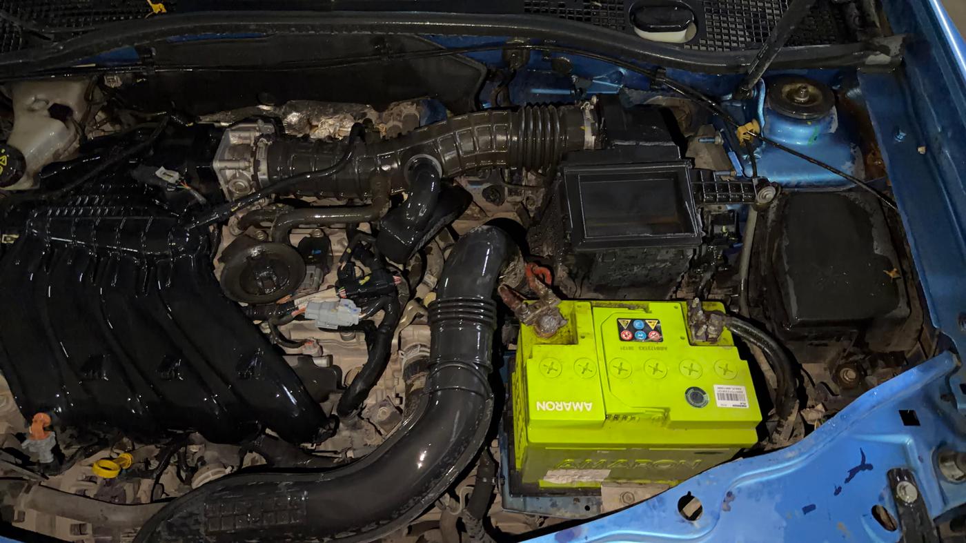 2019 Renault Duster RXS OPT CVT, Petrol, Automatic, 68,783 km, Engine View - Left