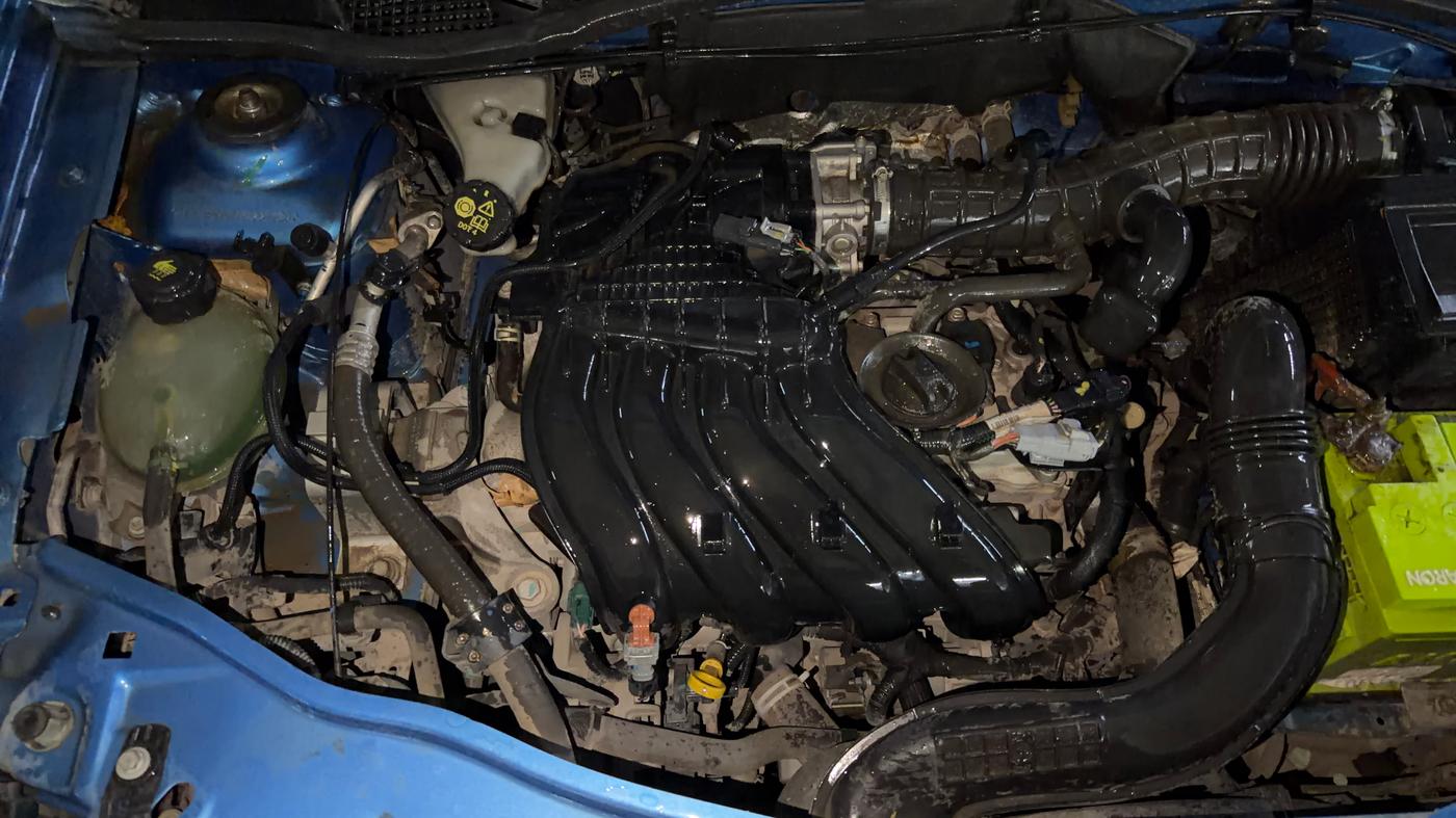 2019 Renault Duster RXS OPT CVT, Petrol, Automatic, 68,783 km, Engine View - Right