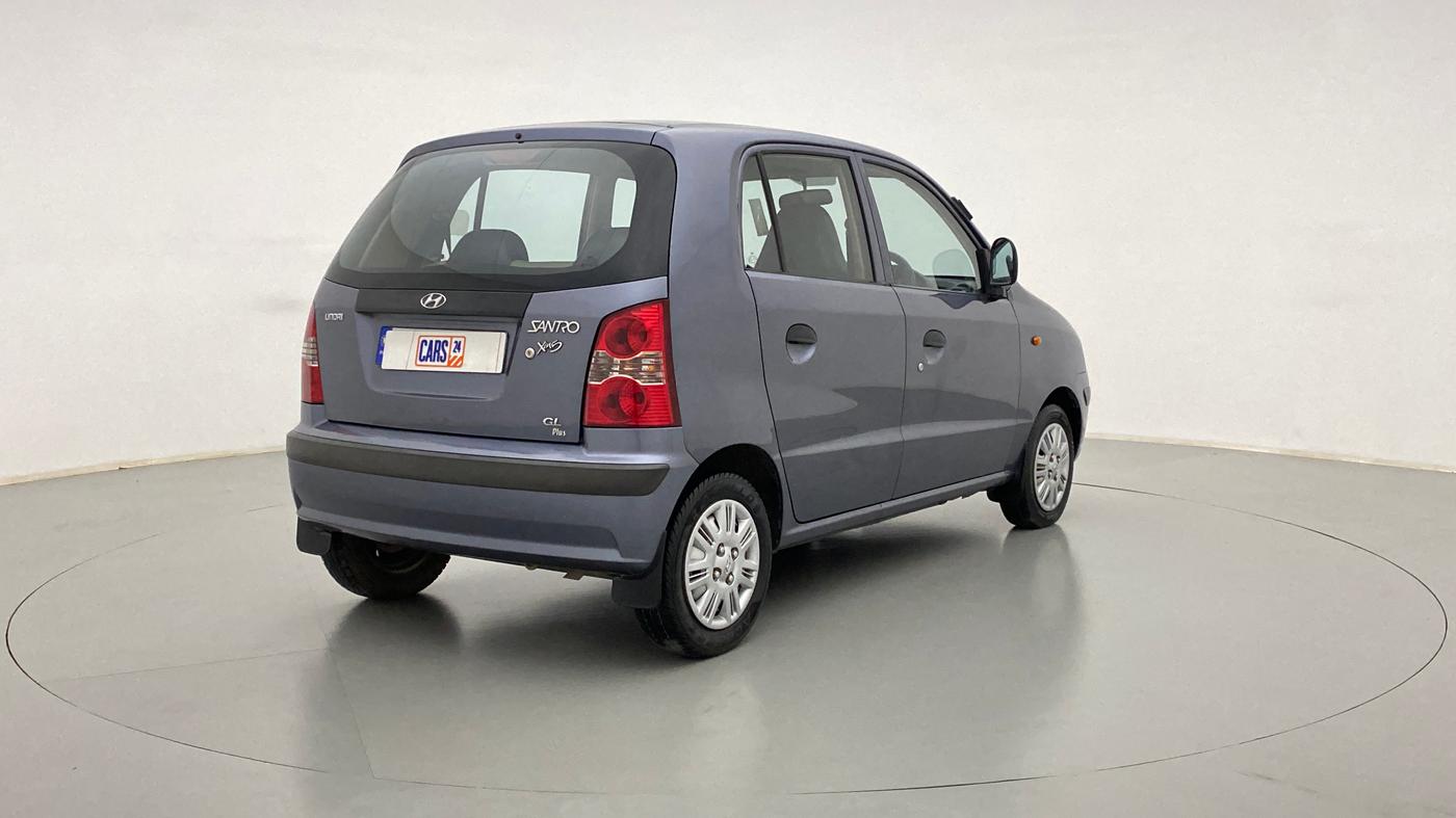 2011 Hyundai Santro Xing GL PLUS, Petrol, Manual, 59,672 km, Right Back Diagonal