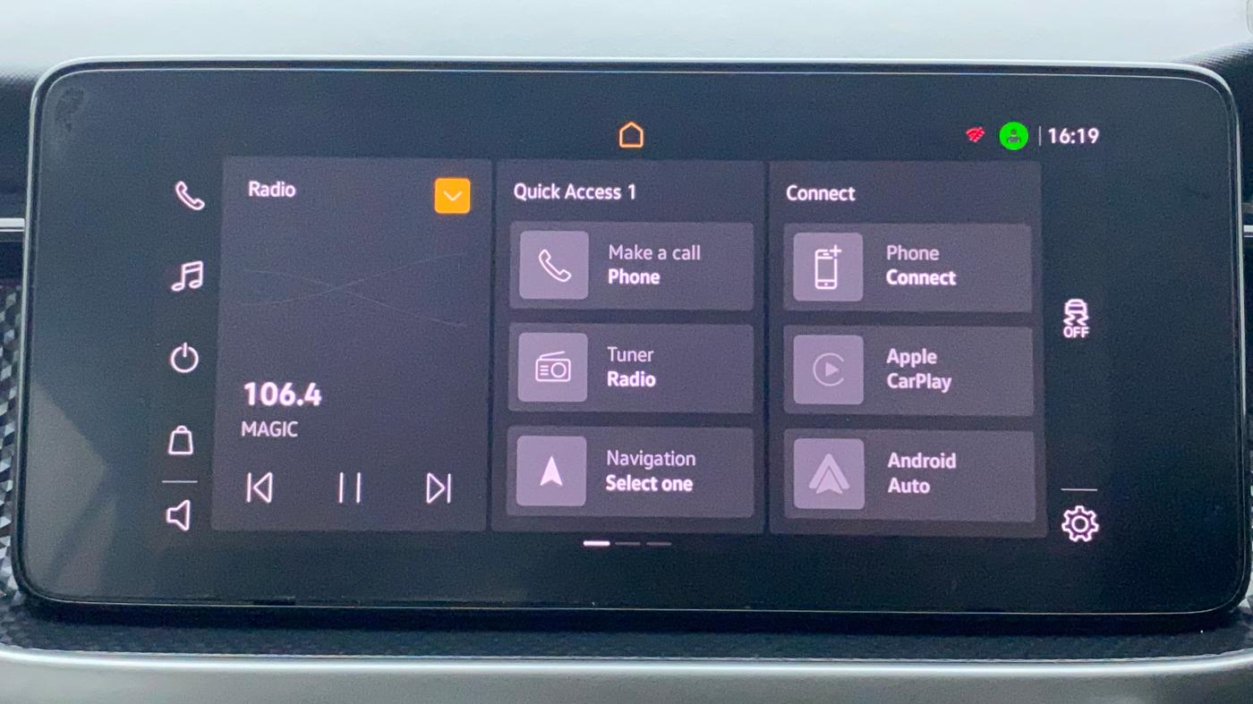 2021 Skoda KUSHAQ AMBITION 1.0L TSI AT, Petrol, Automatic, 44,075 km, Apple CarPlay and Android Auto