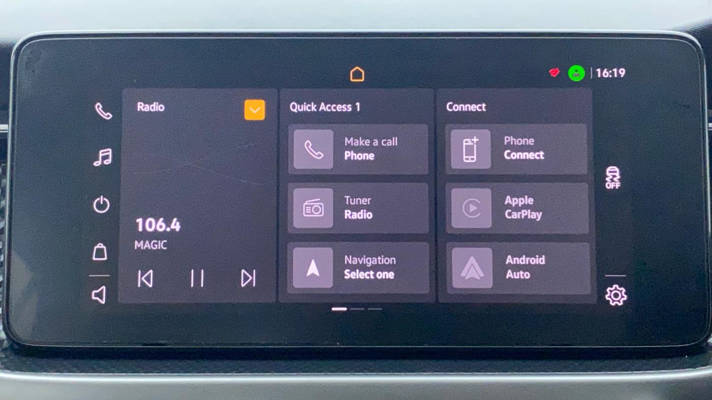 2021 Skoda KUSHAQ AMBITION 1.0L TSI AT, Petrol, Automatic, 44,075 km, Touchscreen Infotainment System