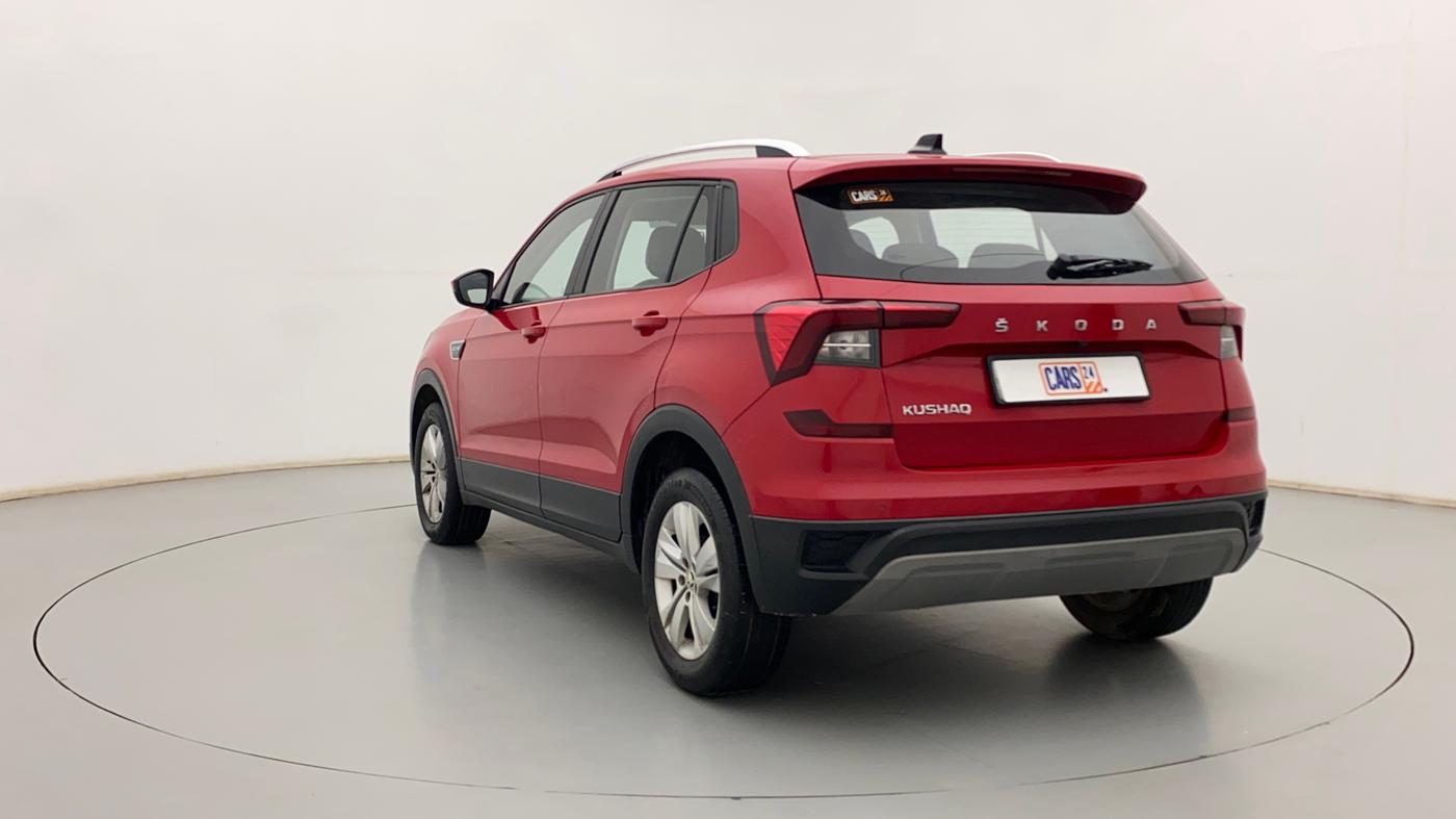 2021 Skoda KUSHAQ AMBITION 1.0L TSI AT, Petrol, Automatic, 44,075 km, Left Back Diagonal