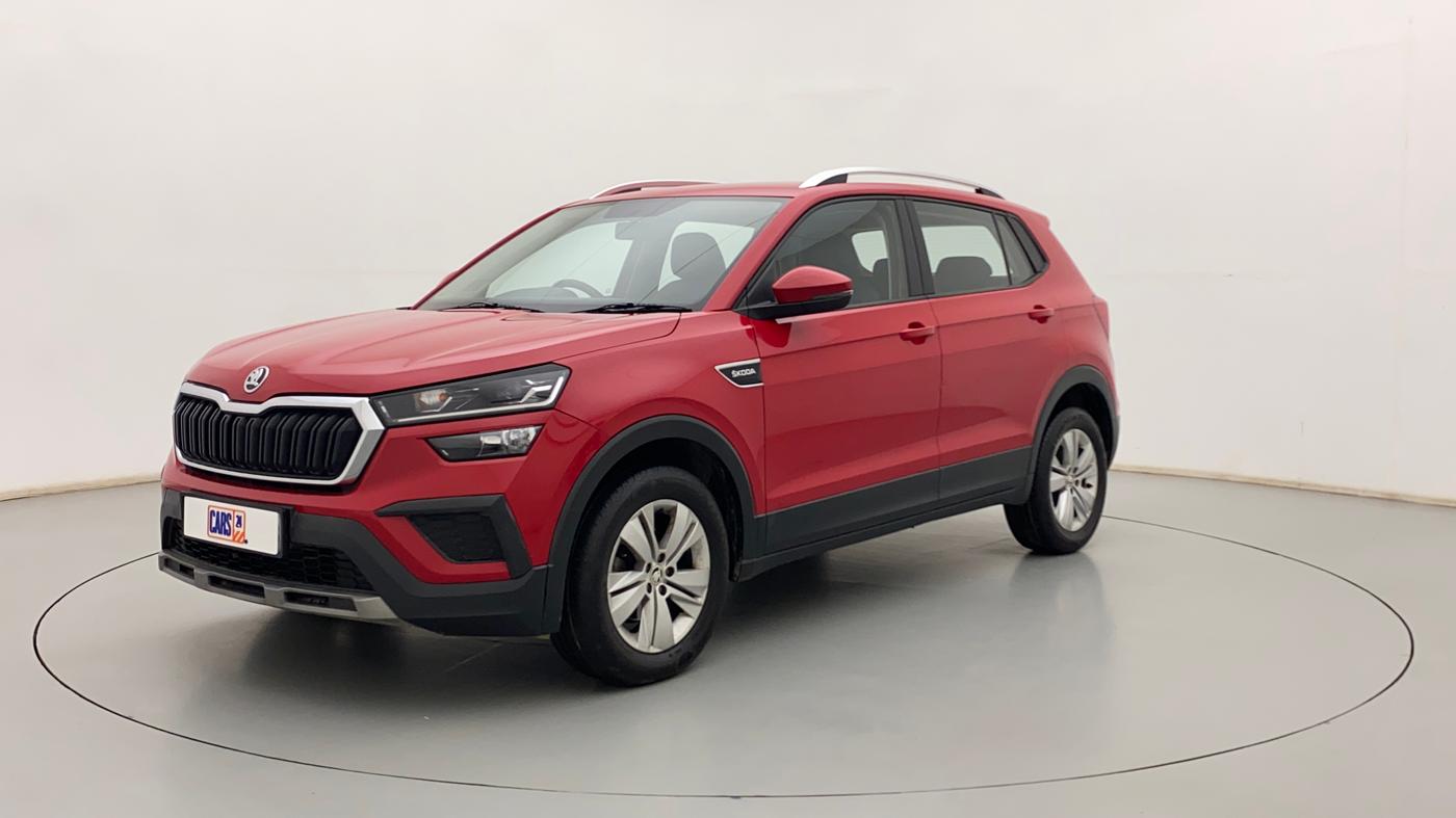 2021 Skoda KUSHAQ AMBITION 1.0L TSI AT, Petrol, Automatic, 44,075 km, Left Front Diagonal