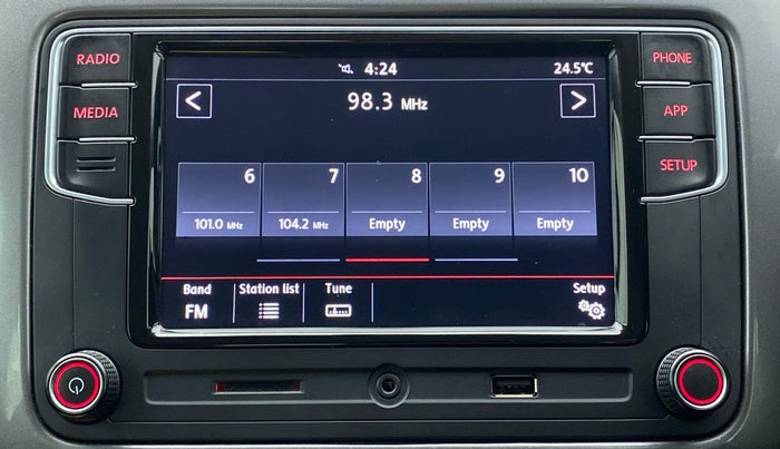 2021 Volkswagen Polo HIGHLINE PLUS 1.0L TSI AT, Petrol, Automatic, 12,267 km, Infotainment System