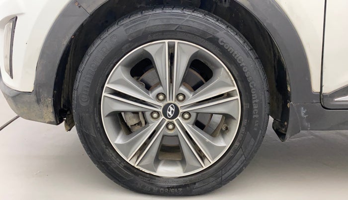 2016 Hyundai Creta SX PLUS AT 1.6 DIESEL, Diesel, Automatic, 66,164 km, Left Front Wheel