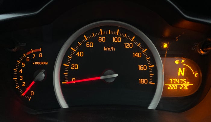 2014 Maruti Celerio VXI AGS, Petrol, Automatic, 77,511 km, Odometer Image