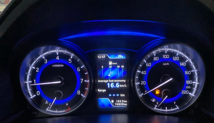 2020 Maruti Baleno ZETA PETROL 1.2, Petrol, Manual, 74,947 km, Odometer Image