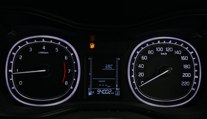 2021 Maruti Vitara Brezza ZXI, Petrol, Manual, 93,998 km, Odometer Image