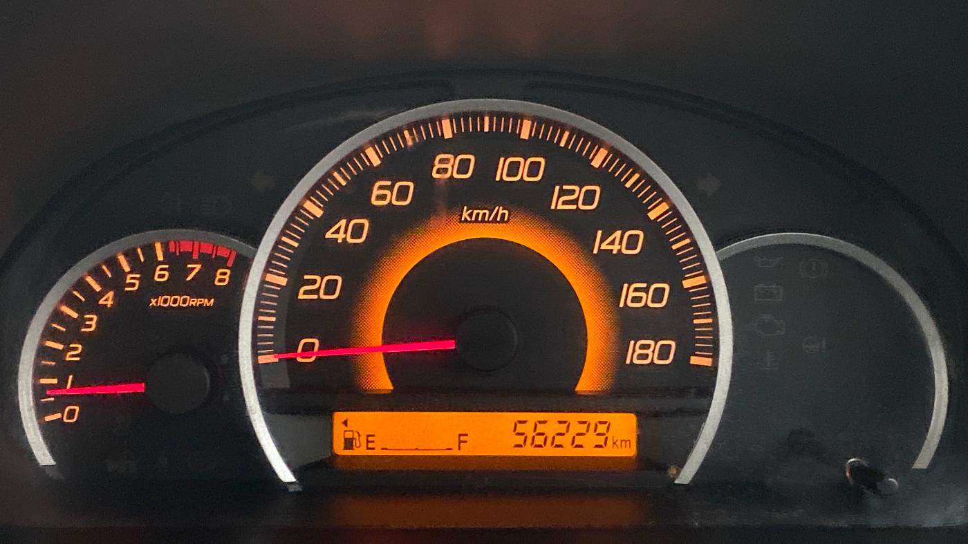 2015 Maruti Wagon R 1.0 VXI, Petrol, Manual, 56,303 km, Odometer Image