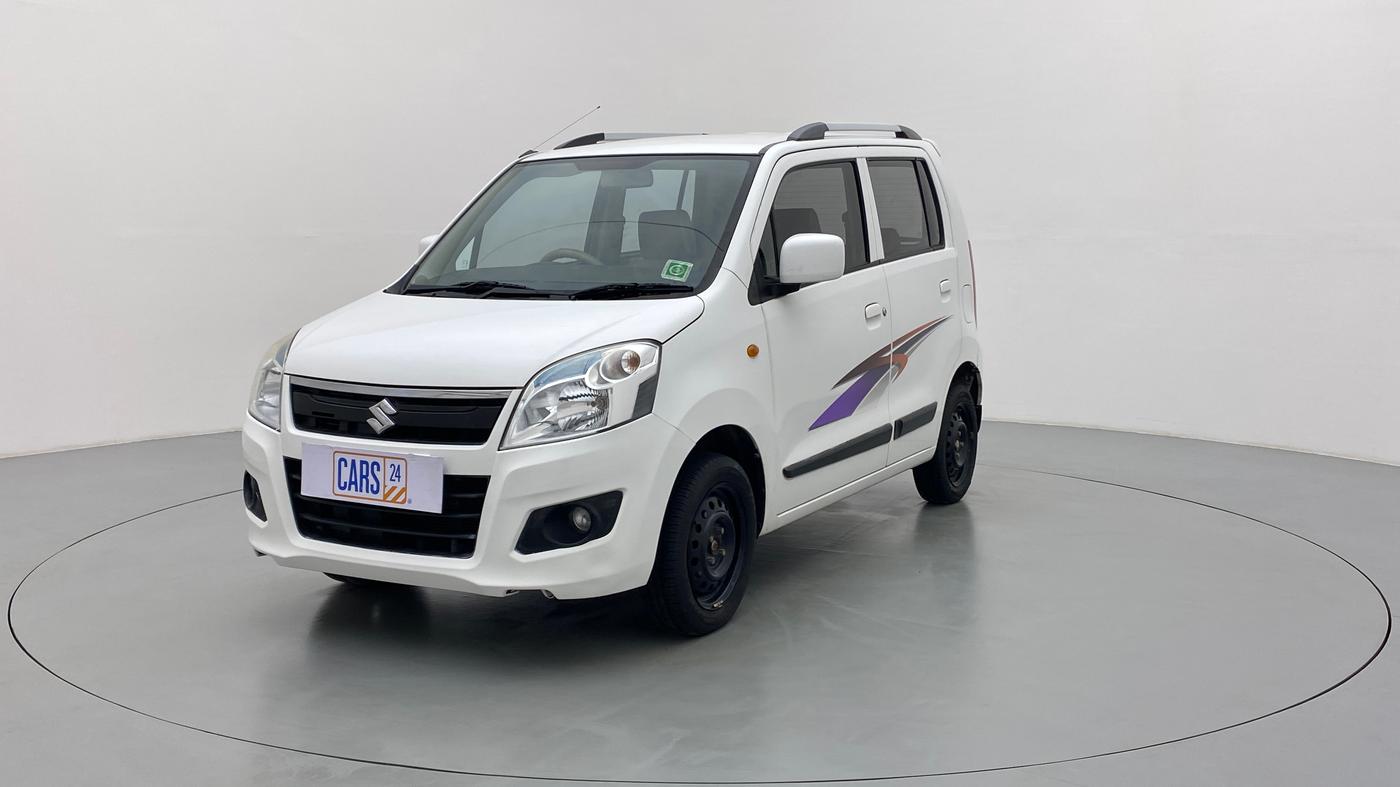 2015 Maruti Wagon R 1.0 VXI, Petrol, Manual, 56,303 km, Left Front Diagonal