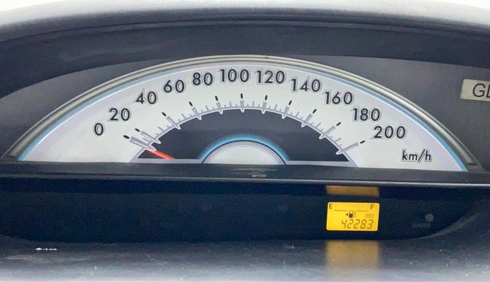 2011 Toyota Etios Liva G, Petrol, Manual, 42,283 km, Odometer Image