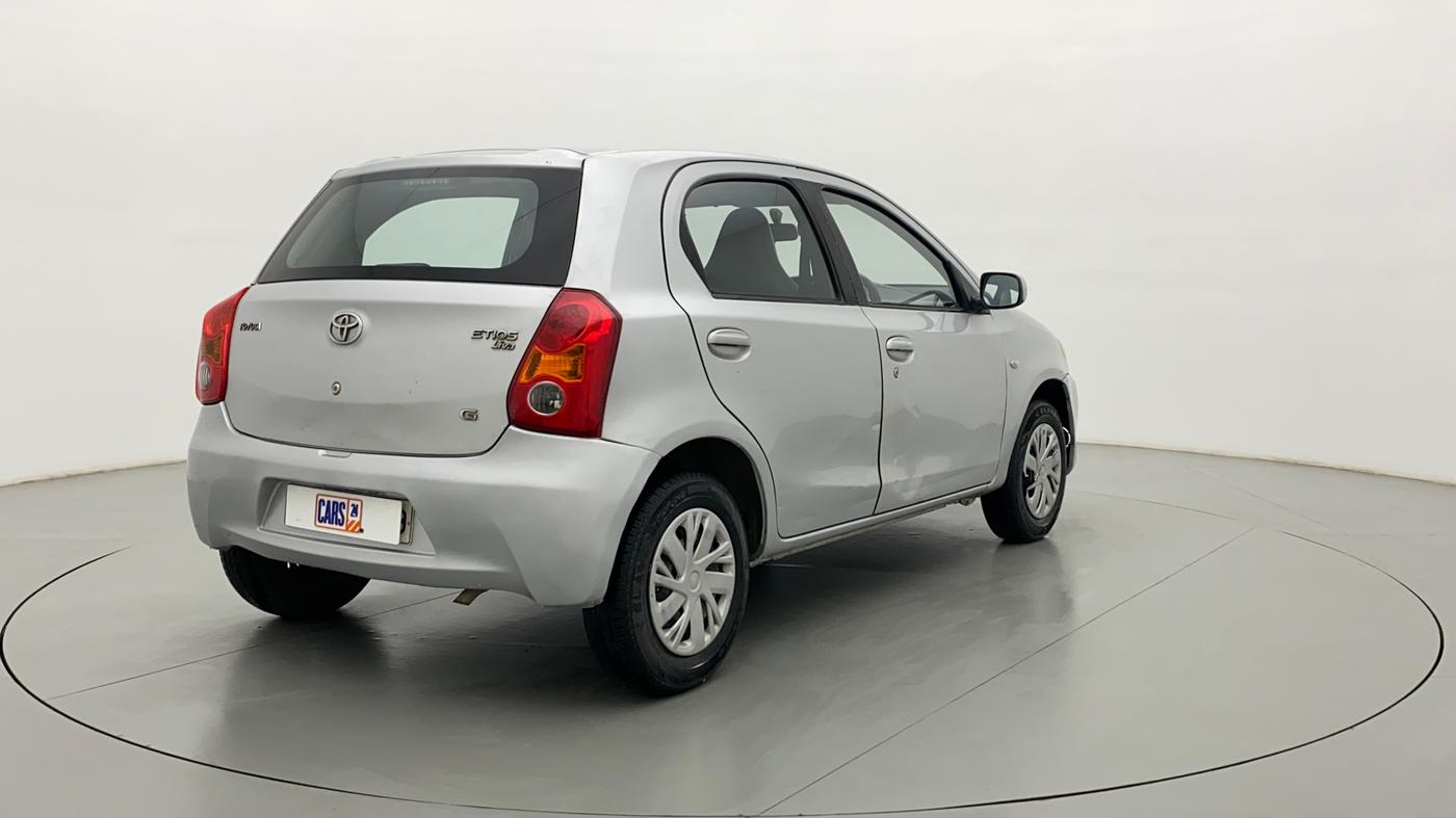 2011 Toyota Etios Liva G, Petrol, Manual, 42,283 km, Right Back Diagonal