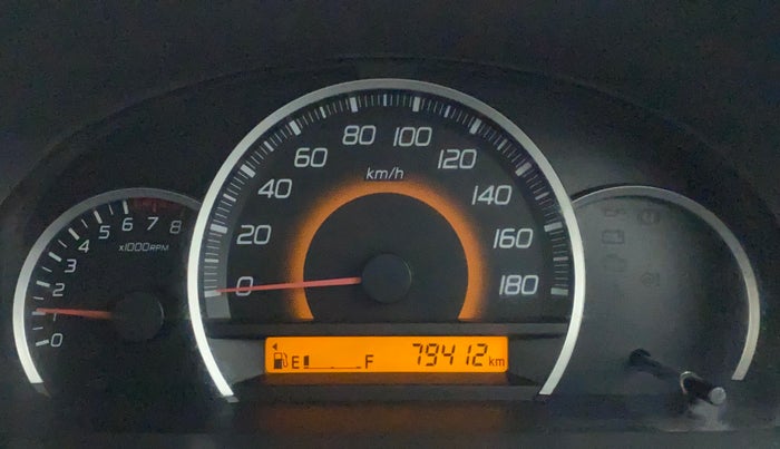 2011 Maruti Wagon R 1.0 VXI, Petrol, Manual, 79,412 km, Odometer Image