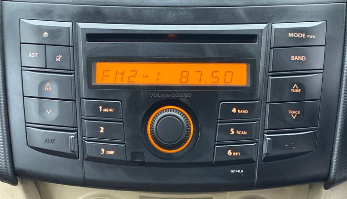 2012 Maruti Swift Dzire VXI 1.2 BS IV, Petrol, Manual, 78,788 km, Infotainment System